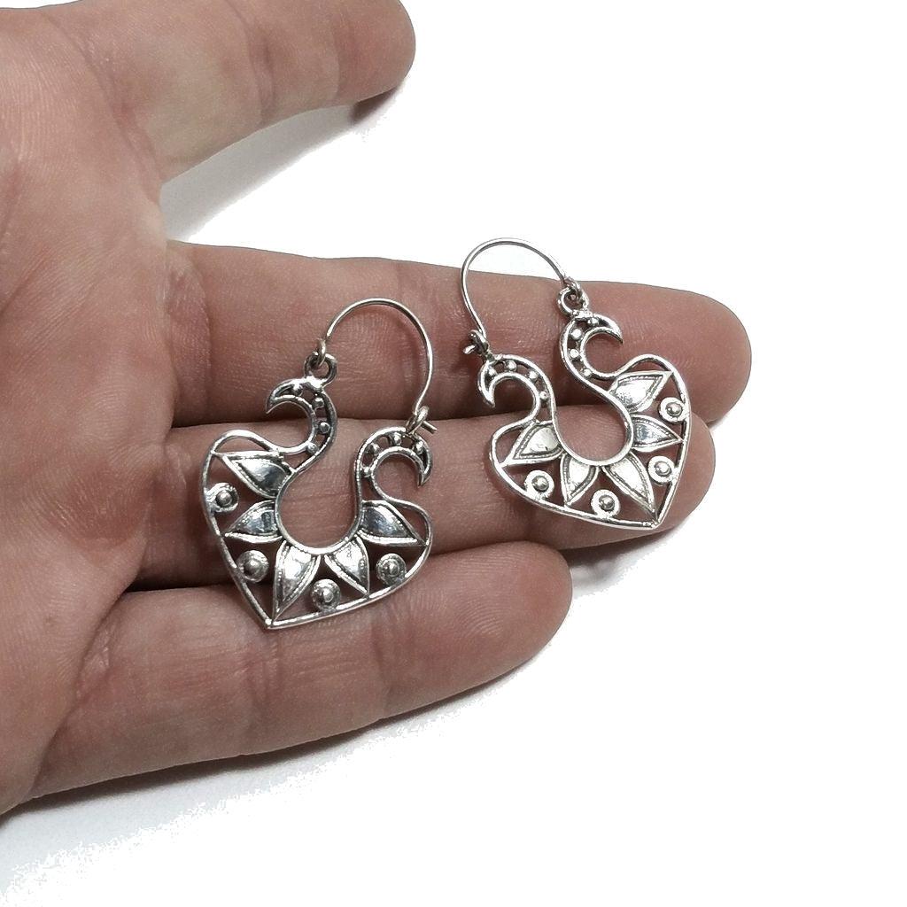 ORECCHINI ETNICI Argento 925 Orecchini artigianali | Cerchio