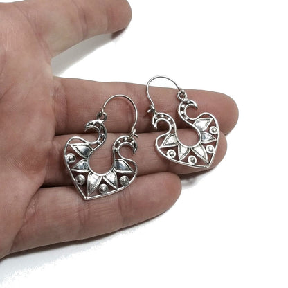 ORECCHINI ETNICI Argento 925 Orecchini artigianali | Cerchio