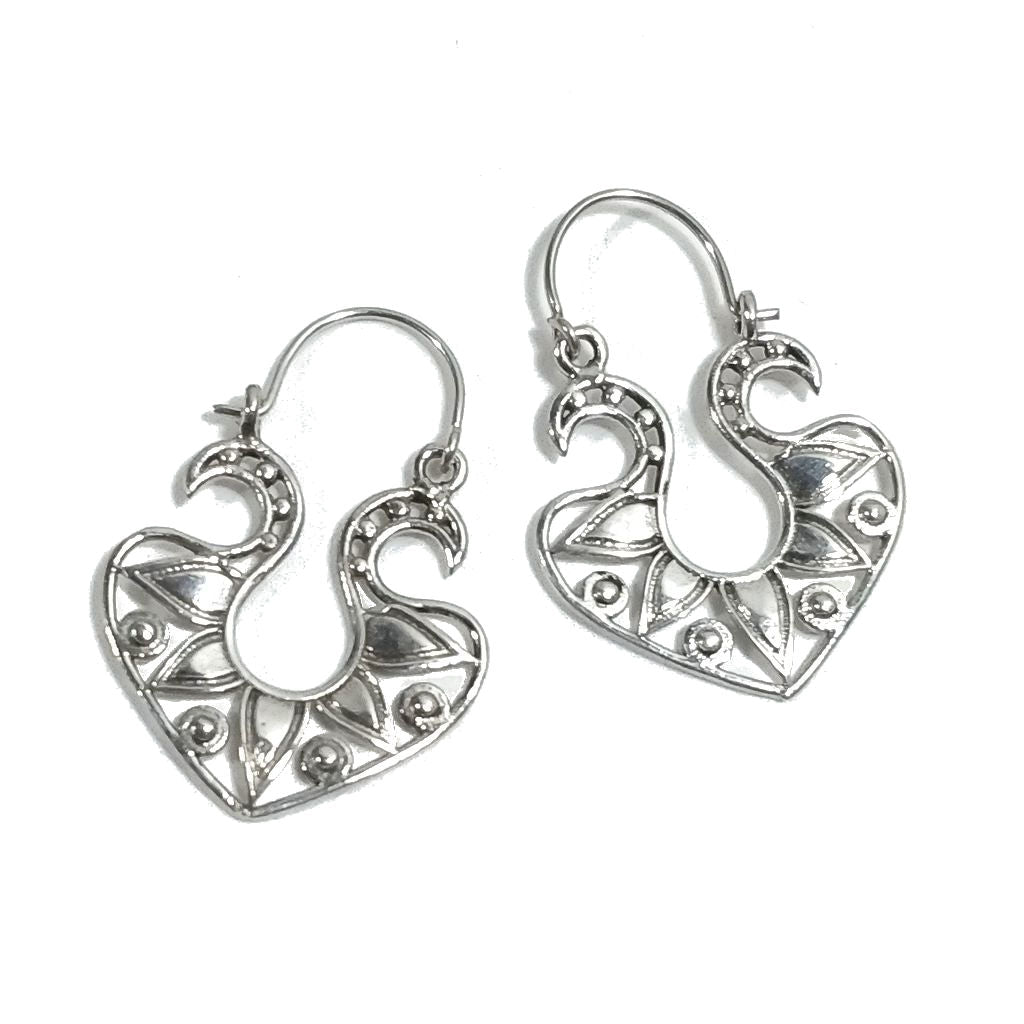 ORECCHINI ETNICI Argento 925 Orecchini artigianali | Cerchio