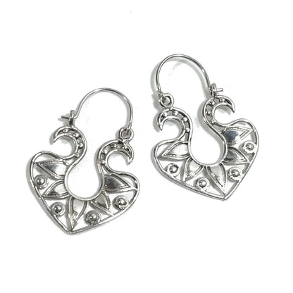 ORECCHINI ETNICI Argento 925 Orecchini artigianali | Cerchio
