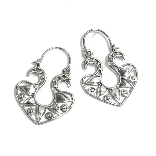 ORECCHINI ETNICI Argento 925 Orecchini artigianali | Cerchio