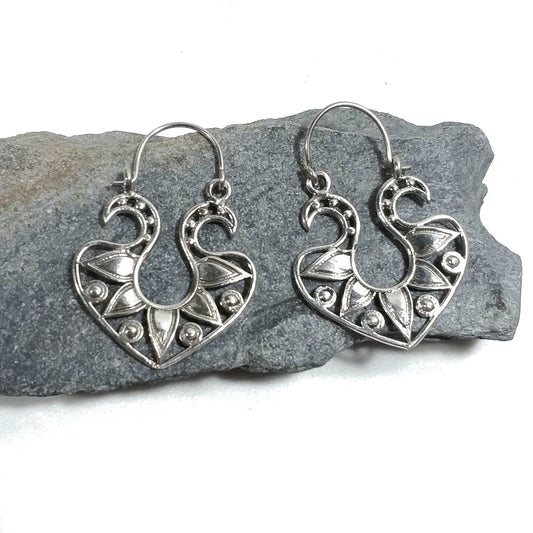 ORECCHINI ETNICI Argento 925 Orecchini artigianali | Cerchio