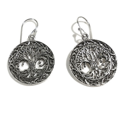 Orecchini in argento 925 Albero della vita - JATARA