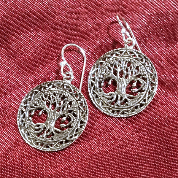 Orecchini in argento 925 Albero della vita - JATARA