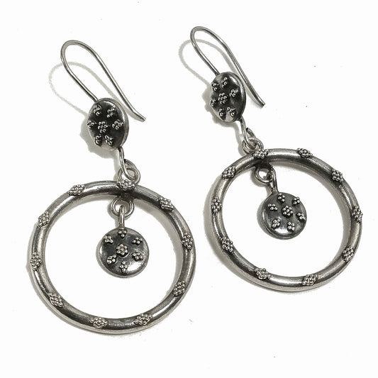 ORECCHINI in argento 925 | Cerchio tribale | Gioielli in argento