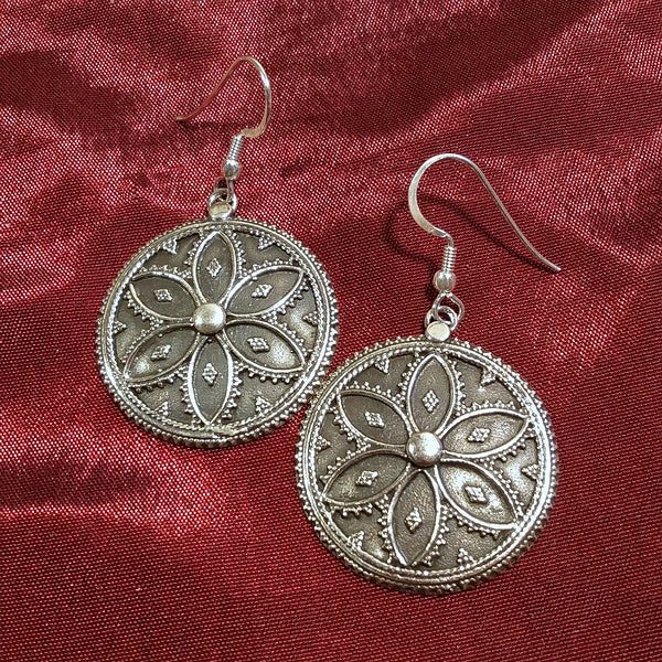 ORECCHINI etnici ELIL argento - Orecchini puntinati