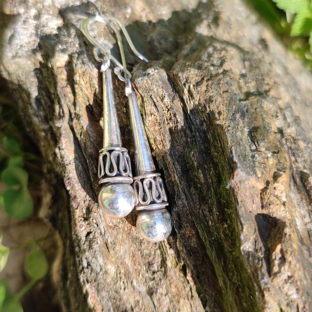 Orecchini etnici in argento 925 - BALASHANKAR