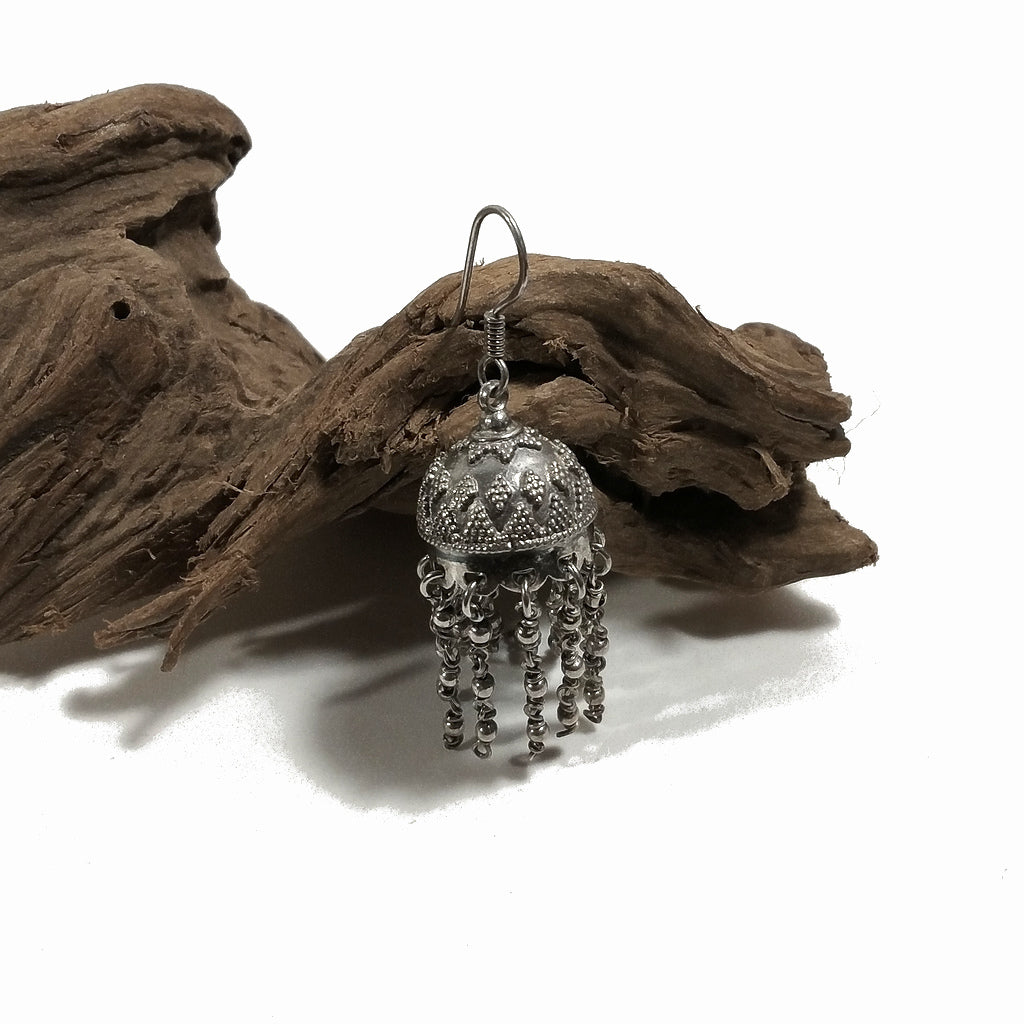 ORECCHINI chandelier etnico in argento 925 | Tradizionali indiani | Gioielli in argento
