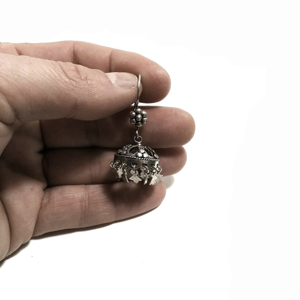 ORECCHINI chandelier etnico in argento 925 | Tradizionali indiani | Gioielli in argento
