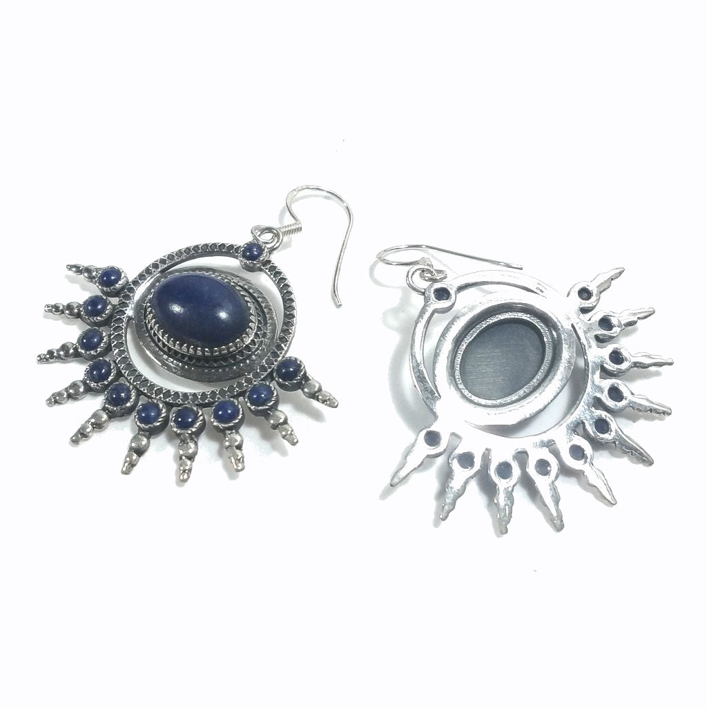 ORECCHINI Argento 925 ORECCHINI artigianali Lapislazzuli | orecchini etnici