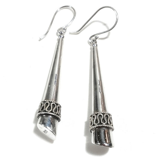 ORECCHINI a Bali BIVIT argento - Orecchini spirale | ETNICO