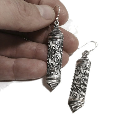 ORECCHINI etnici TEJAS argento - Orecchini etnici | ETNICO