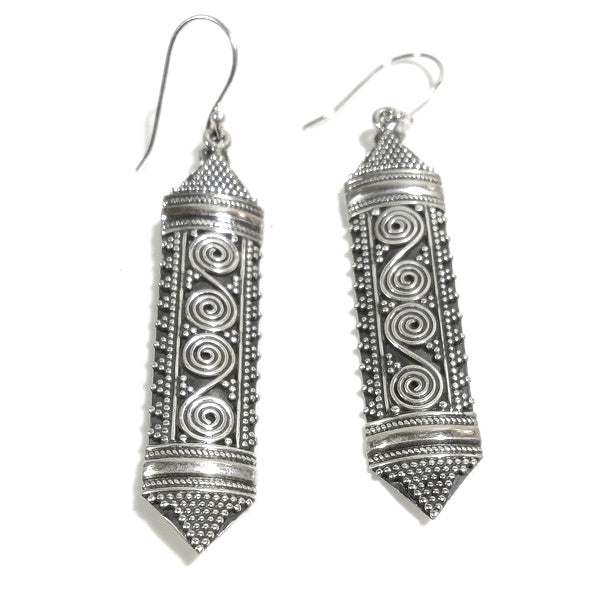 ORECCHINI etnici TEJAS argento - Orecchini etnici | ETNICO