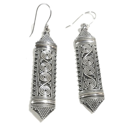 ORECCHINI etnici TEJAS argento - Orecchini etnici | ETNICO