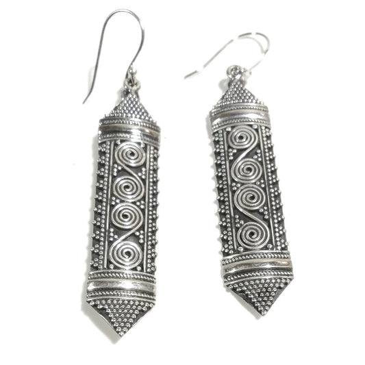 ORECCHINI etnici TEJAS argento - Orecchini etnici | ETNICO