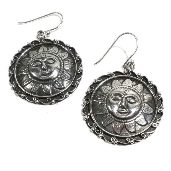 ORECCHINI etnici tibetani in argento 925 - SURYA