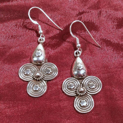 ORECCHINI etnici in argento 925 - VIRAJ