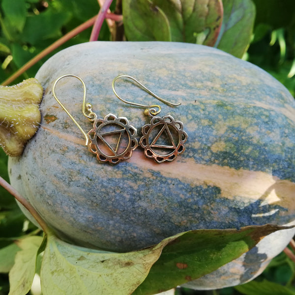 Orecchini etnici in ottone - VAHINI