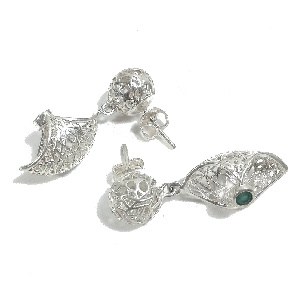 Orecchini da lobo | argento 925 multi pietra | Gioielli argento classico