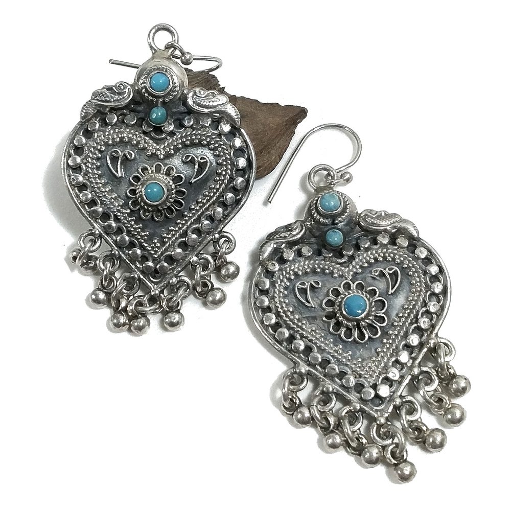 Orecchini in Argento 925 con pietra - NARUA - turchese