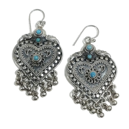 Orecchini in Argento 925 con pietra - NARUA - turchese