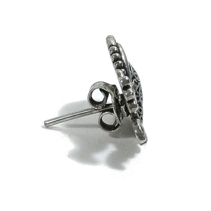 ORECCHINI argento 925 artigianali | Orecchino con pavone | buon auspicio