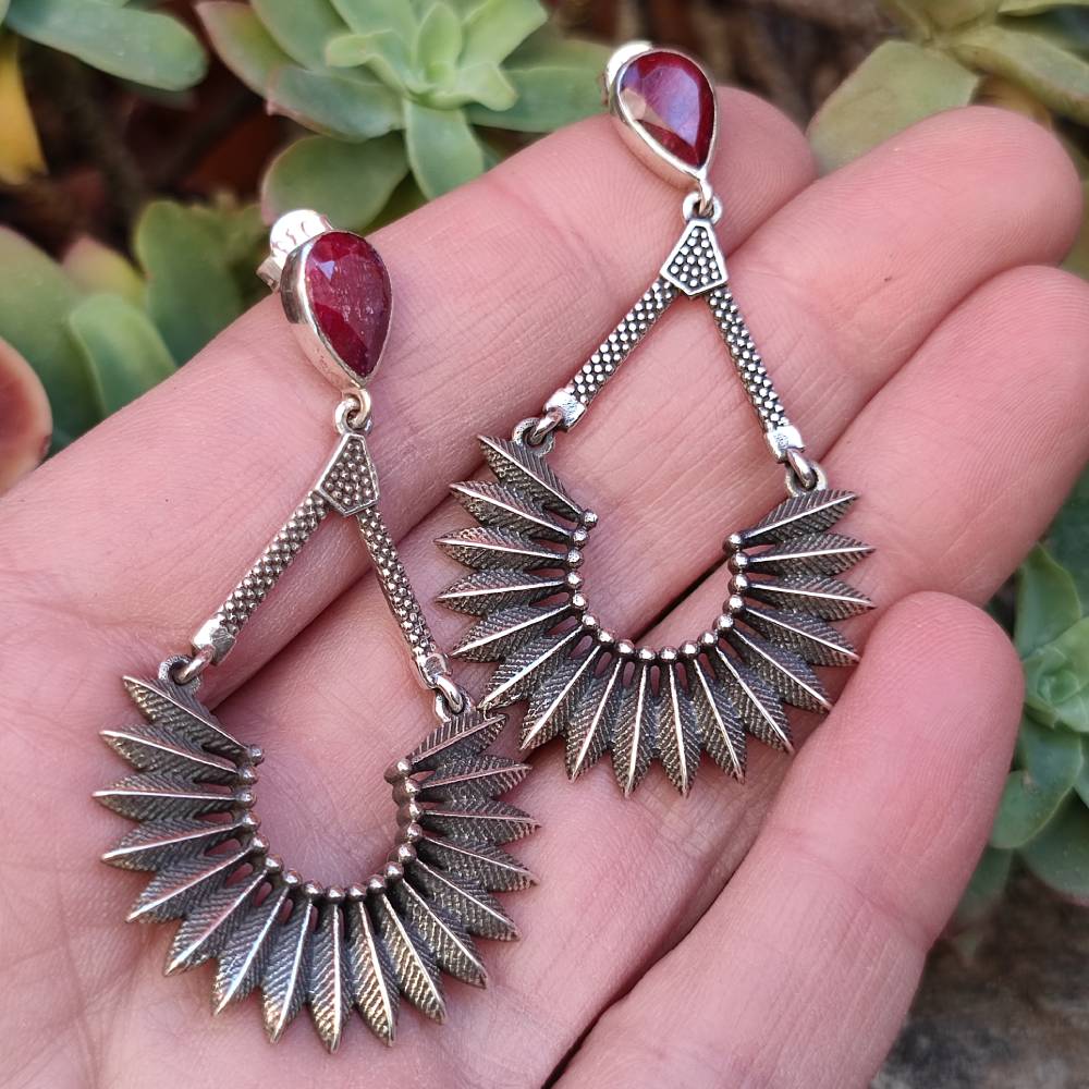 ORECCHINI IRESH in argento 925 con pietra | Orecchini argento