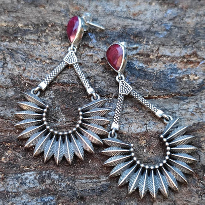 ORECCHINI IRESH in argento 925 con pietra | Orecchini argento