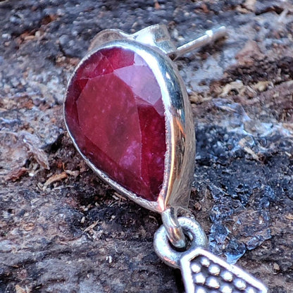 ORECCHINI IRESH in argento 925 con pietra | Orecchini argento