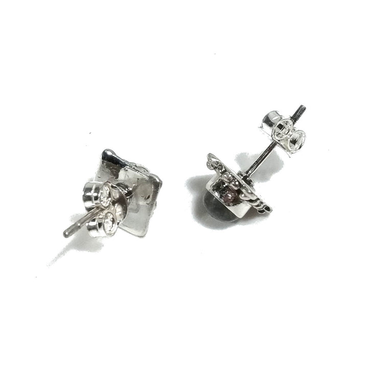 MINI Orecchini argento 925 - Labradorite | Gioielli argento piercing