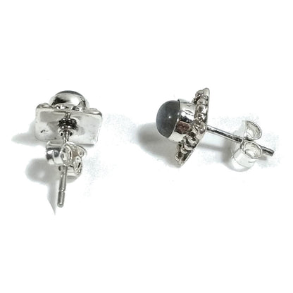 MINI Orecchini argento 925 - Labradorite | Gioielli argento piercing