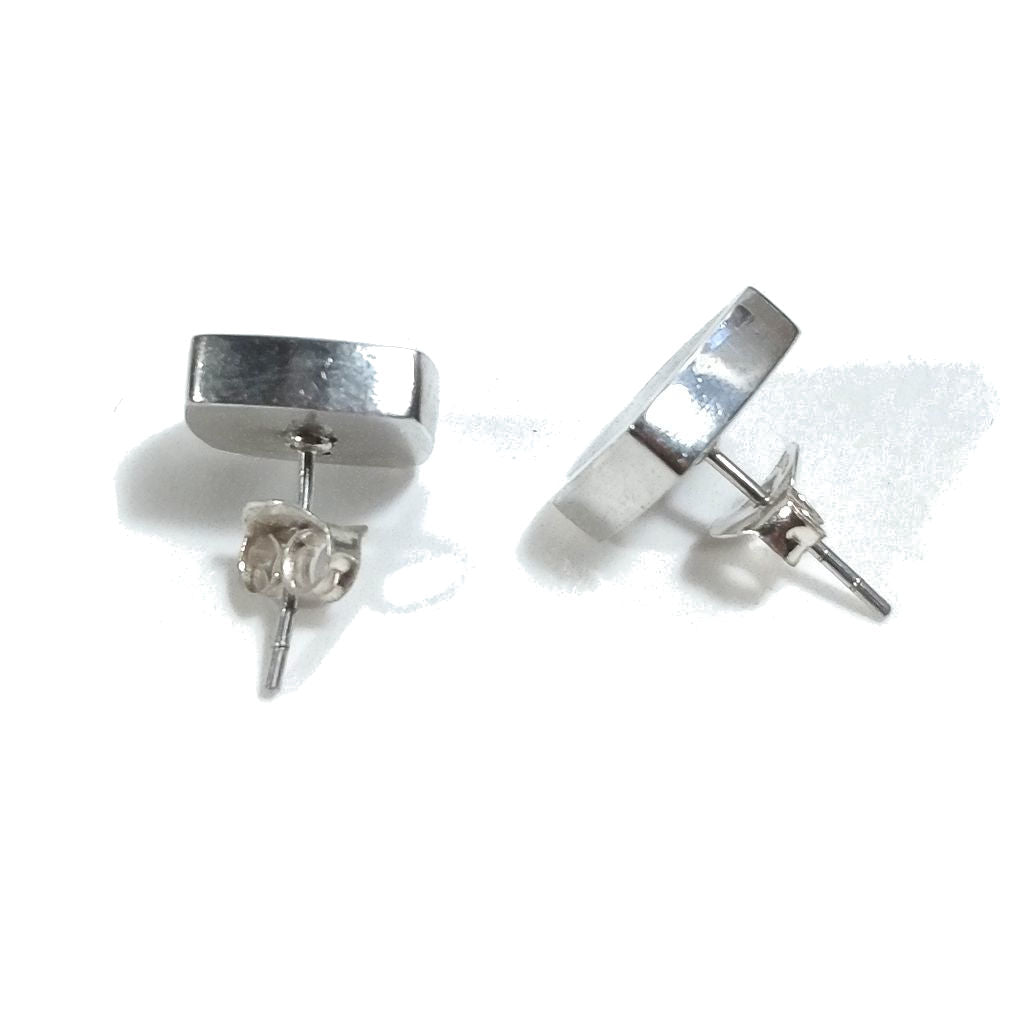 Orecchini da LOBO | Orecchini argento 925 - Onice nero | Gioielli argento piercing