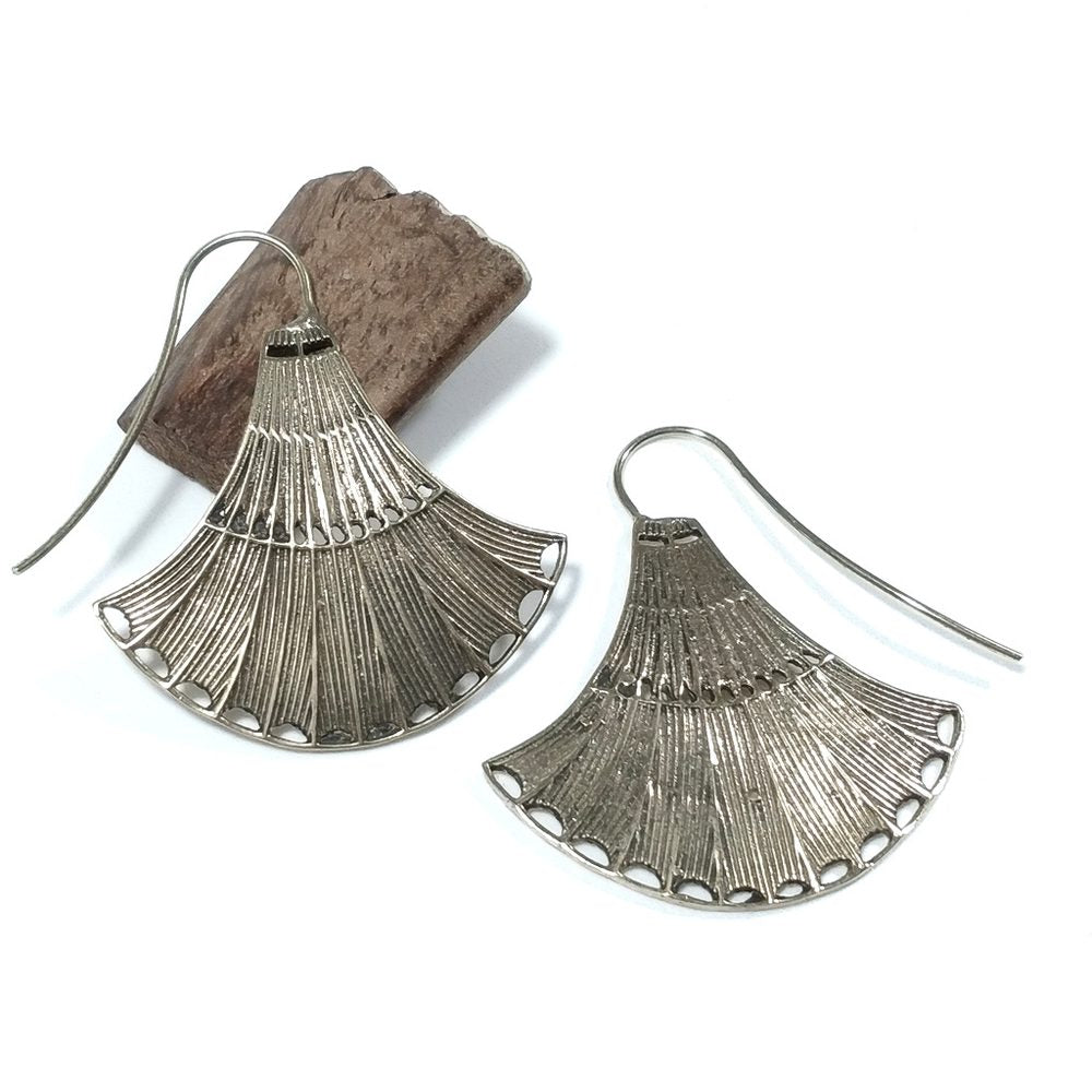 ORECCHINI Ottone antichato ORECCHINI | Ventaglio – immagine5