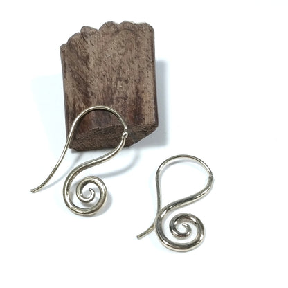 ORECCHINI Ottone lucido ORECCHINI | Spirale | Boho - style mini – immagine3