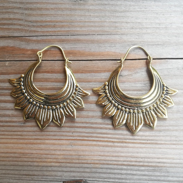 Orecchini etnici in ottone - IDITRI