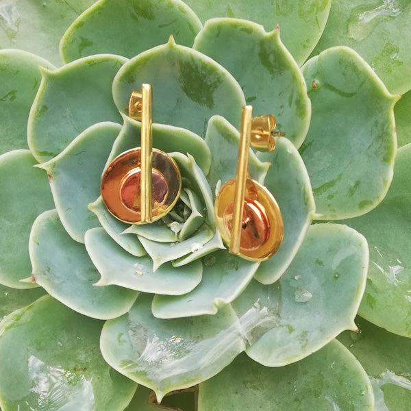 Orecchini etnici in ottone - JIGAR