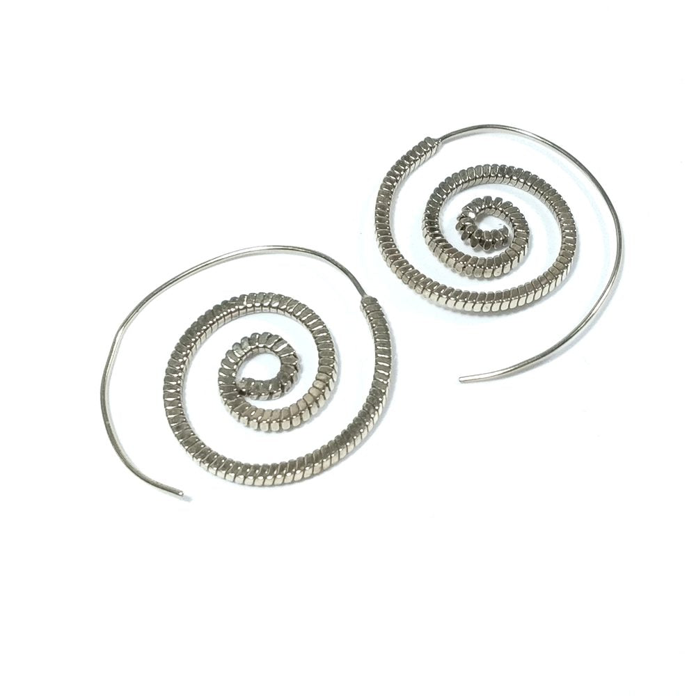 ORECCHINI ETNICI Ottone lucido ORECCHINI | SpiraleORECCHINI ETNICI Ottone lucido ORECCHINI | Spirale