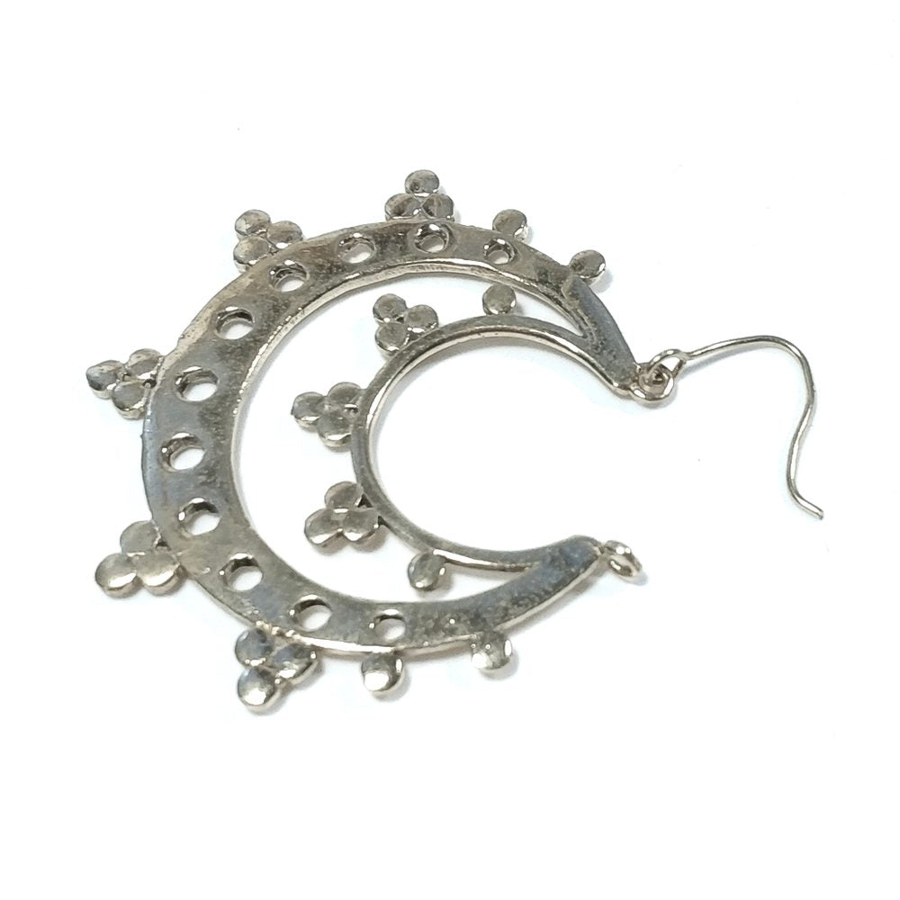 ORECCHINI ETNICI Ottone lucido ORECCHINI | Ventaglio – immagine2