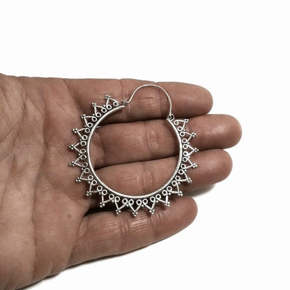 ORECCHINI ETNICI Ottone lucido ORECCHINI | Cerchio - BOHO