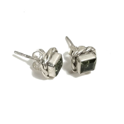 MINI Orecchini argento 925 - Peridoto | Gioielli argento piercing