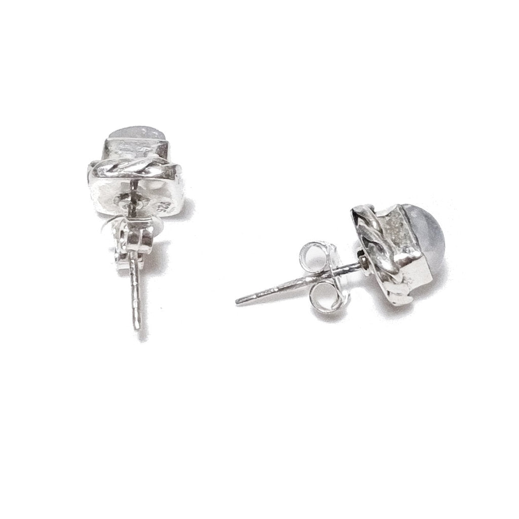 MINI Orecchini argento 925 - Pietra di luna | Gioielli etnici piercing