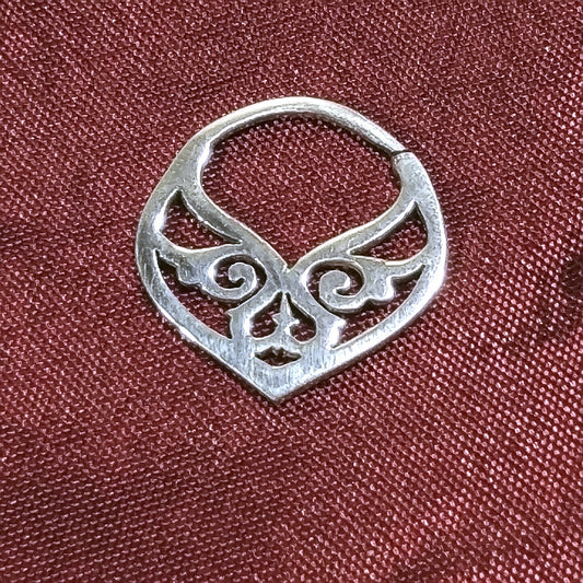 ORECCHINI KOA - SEPTUM in argento 925 brunito - etnico | piercing