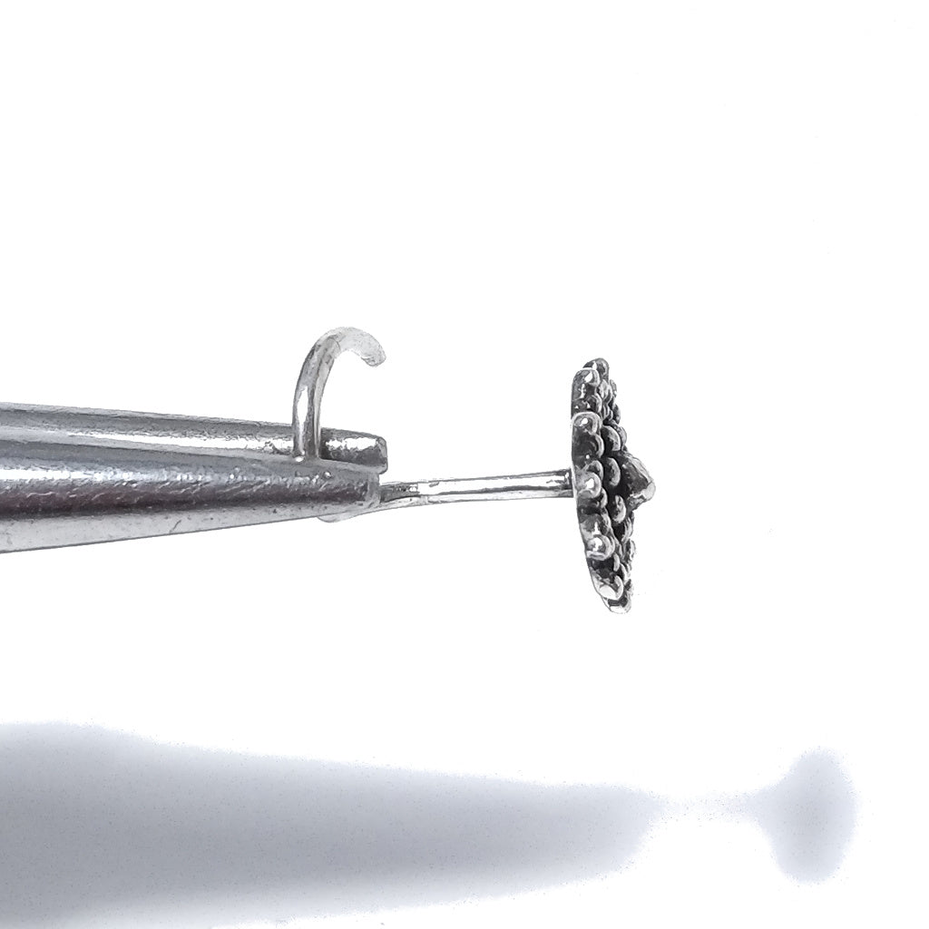 Orecchini da naso NAXOS | etnici con Spirale | Argento 925 | Piercing BOHO