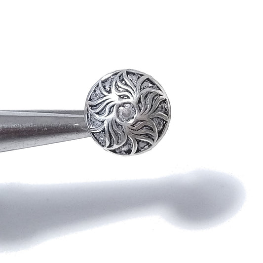 Orecchini da naso PORTO CERVO | etnici con Spirale | Argento 925 | Piercing BOHO