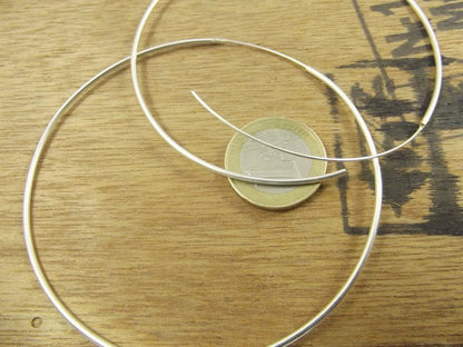 ORECCHINI in argento 925 cerchio - AMINA