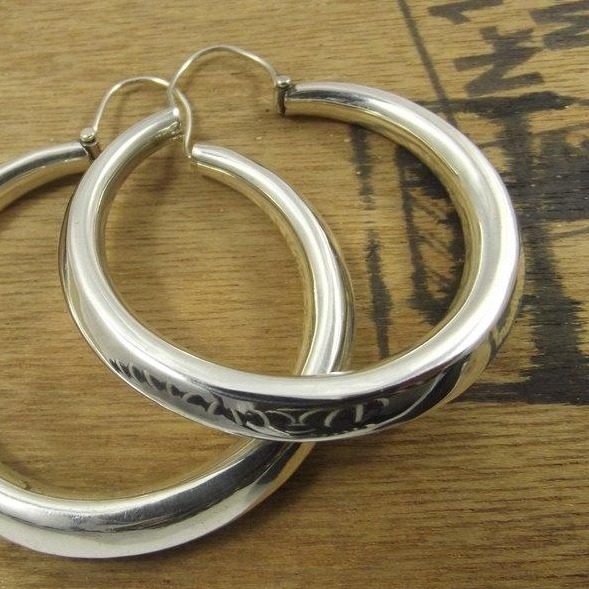 ORECCHINI in argento 925 cerchio - ADELE