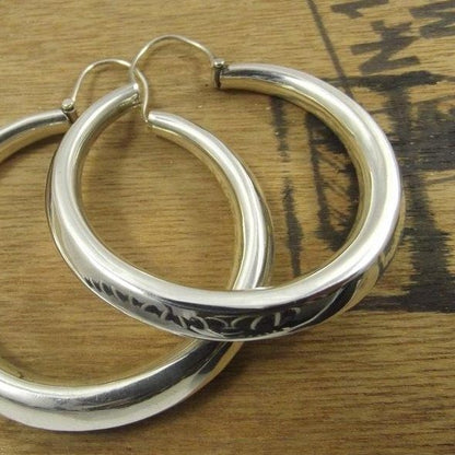 ORECCHINI in argento 925 cerchio - ADELE