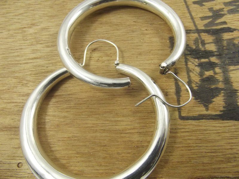 ORECCHINI in argento 925 cerchio - OPHELIA