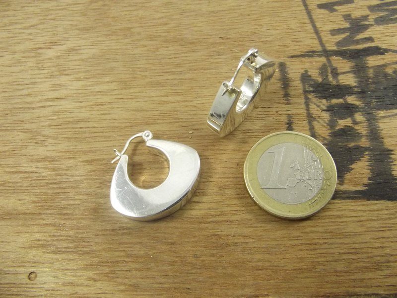 ORECCHINI in argento 925 cerchio piccolo - REDDY – immagine2