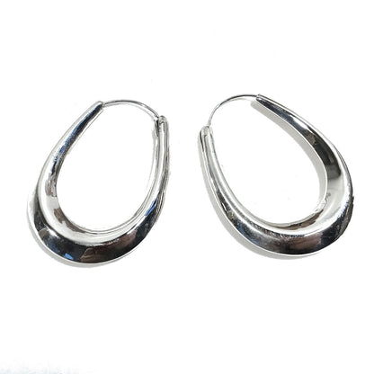 ORECCHINI a cerchio ovale in argento 925 - DANBURA